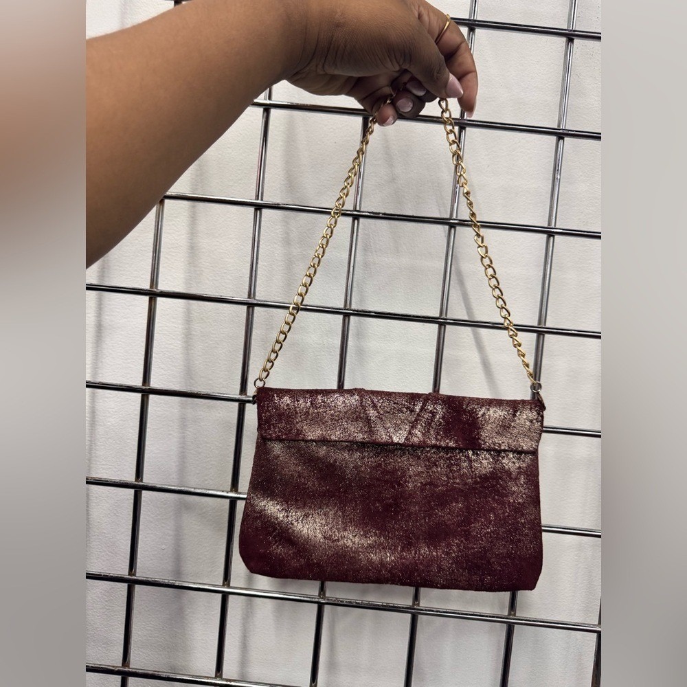 Inge Christopher Elegant Sofia Burgundy Chain env… - image 4